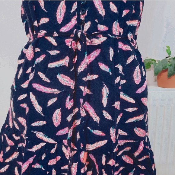 Aéropostale Tie waist Pleated Flare Skater Dress- XS - Picture 9 of 16